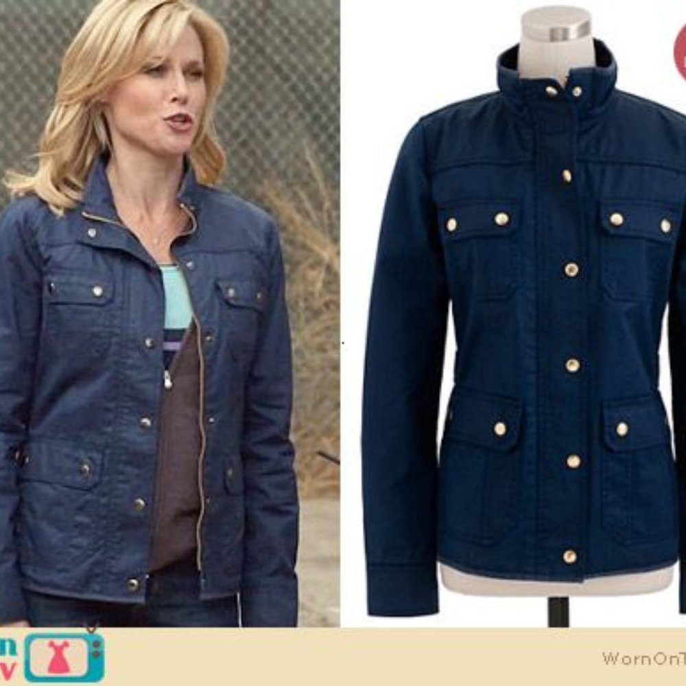 J. Crew Field Jacket ASO Anastasia Steele (50 Shades of Gray) - Size S - Picture 6 of 11